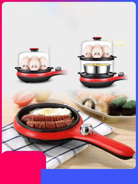 Household Breakfast Machine Stainless Steel Egg Steamer Egg Cooker Omelette Device Small Appliances Gift Gifts